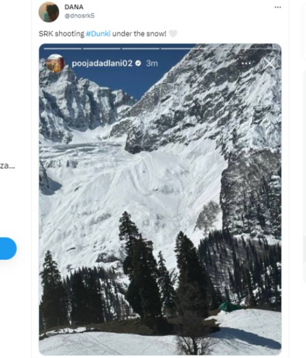  Shah Rukh Khans Dunki Movie Shooting starts in Kashmir 