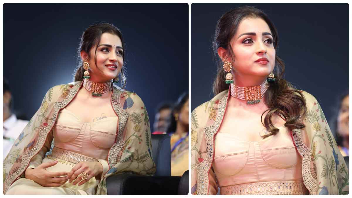 actress trisha krishnan speech at ponniyin selvan part 2 anthem launch