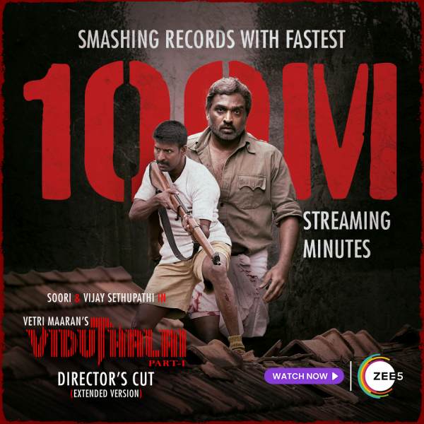 Viduthalai Crosses 1 Million Views on ZEE5 