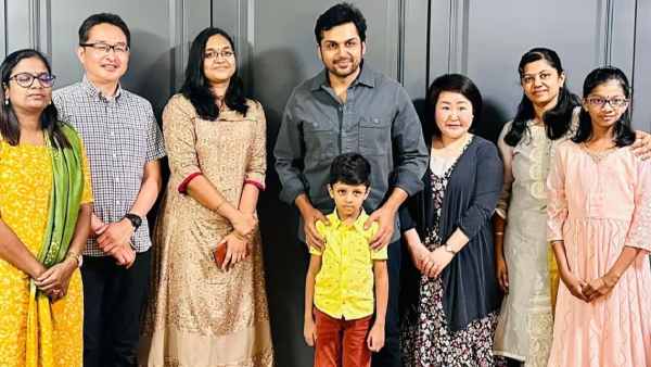 Karthi Fans Came to chennai from japan for watching ponniyin selvan 2 