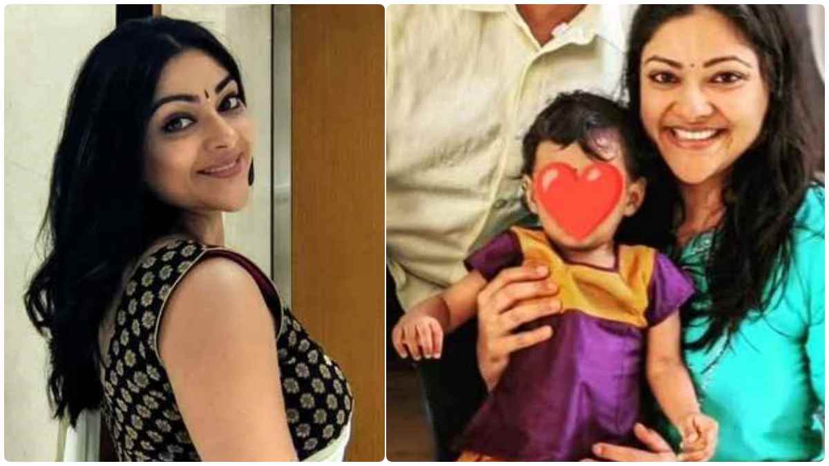 virumandi Heroine abhirami adopted a girl child virumandi Heroine abhirami adopted a girl child