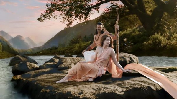 Prabhas look still not good and why they hiding Ravanas look netizens trolled Adipurush Trailer 