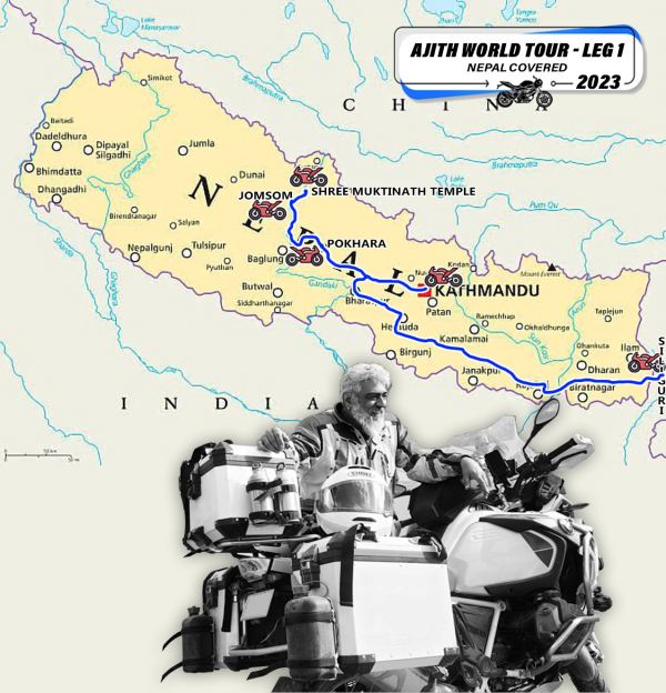 Ajith Kumar plans to start his world bike tour from this date 