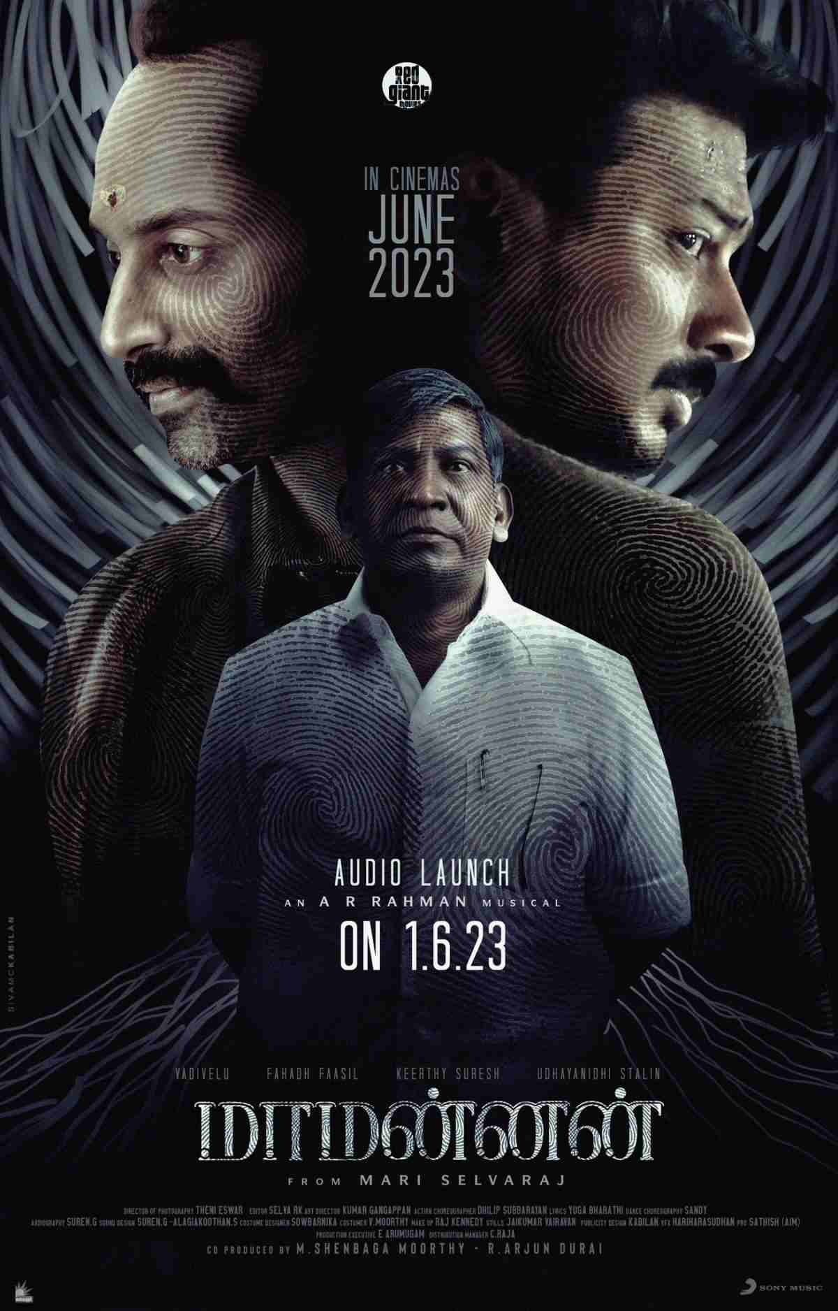 The audio release of Mamannan is going to happen on 1st June 