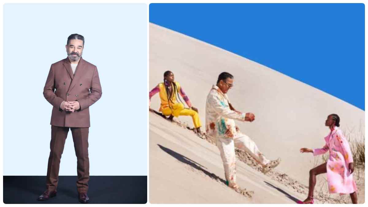 Kamal Haasans recent photoshoot for Khadi brand House of Khadar has trended on the internet Kamal Haasans recent photoshoot for Khadi brand House of Khadar has trended on the internet