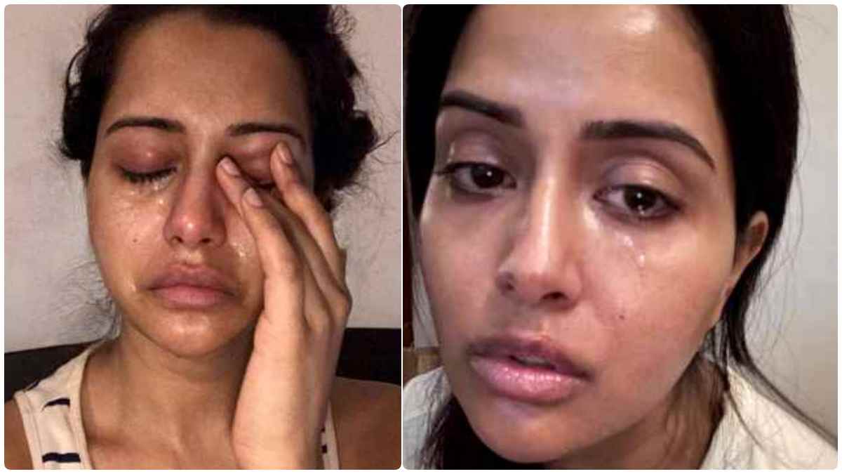 Actress Raiza wilson crying on social media