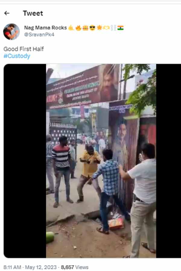 Naga Chaitanyas Custody Twitter Review in Tamil 