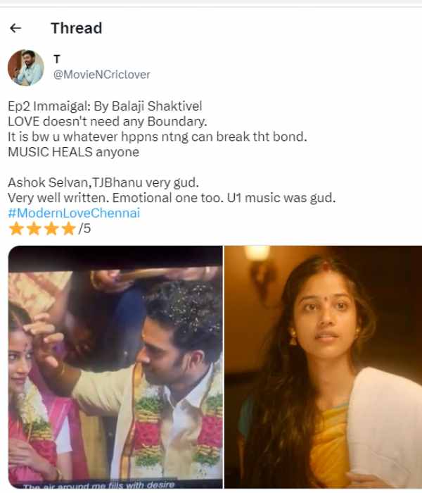 Modern Love Chennai Twitter Review: Worth and Worst stories details are here 