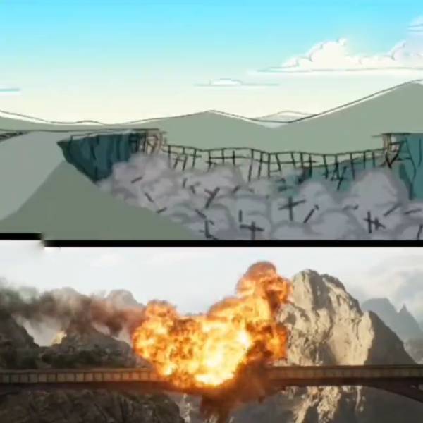 Pathaan interval scene copied from Jackie Chan adventures cartoon? 