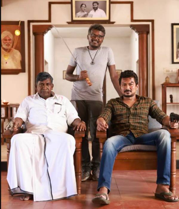  Maamannan: Vadivelu and Udhayanidhi new look from Maamannan was released by Mari Selvaraj