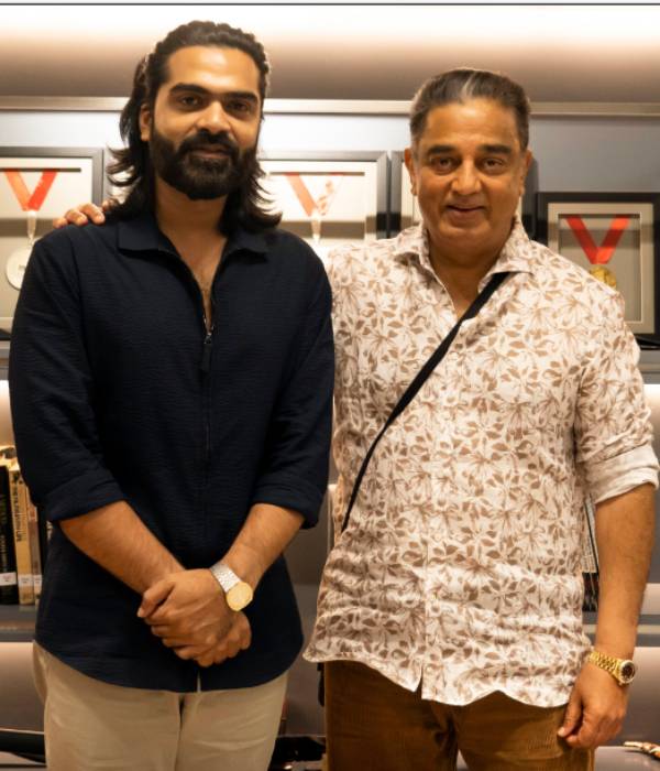  Simbu and STR 48 director Desingh Periyasamy are surprise meeting with Kamal