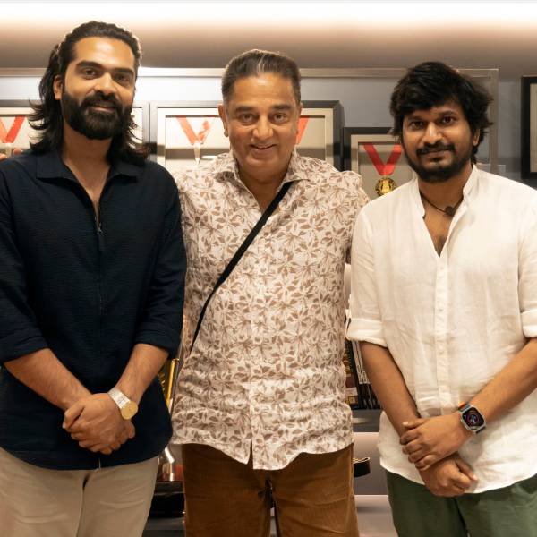  Simbu and STR 48 director Desingh Periyasamy are surprise meeting with Kamal
