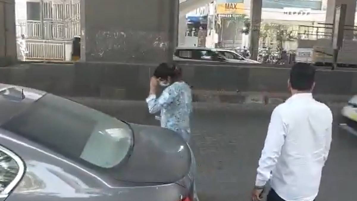 Dimple Hayathi booked for hitting and damaging Traffic Commissioner Car 