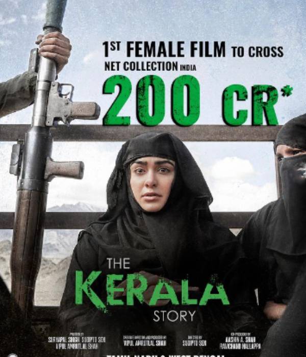 Adah Sharmas women centric movie The Kerala Story joins 200 crore club 