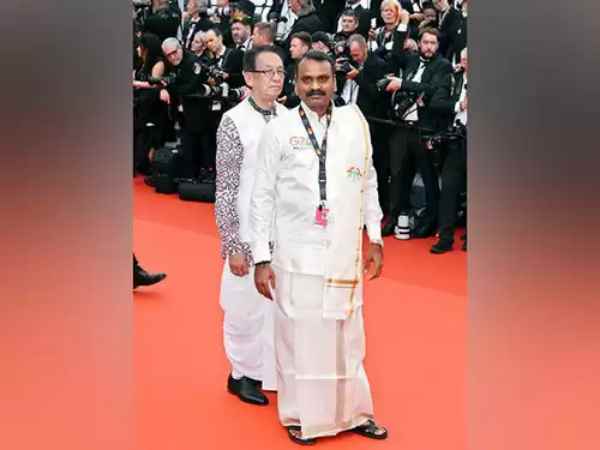 L.Murugan Unveils 54th International Film Festival of Indias Official Poster at Cannes 