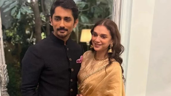 Siddharth confirmed that he is in love with Aditi Rao hydari 