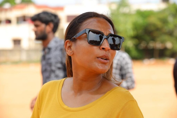 Director Aishwarya rajinikanth shared new Shooting spot photo of Lal Salaam movie 