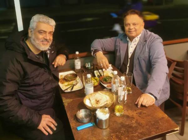  Ajith: Producer Ishari K. Ganesh met actor Ajith Kumar suddenly