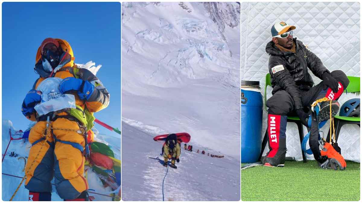 Rajasekhar from Tamil Nadu who achieved the record of climbing Mount Everest, personally met and congratulated actor Ajith 