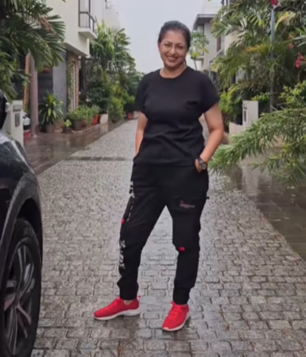 Actress Gautami enjoys the chennai sudden rain today and shares video Actress Gautami enjoys the chennai sudden rain today and shares video