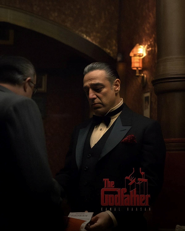 Kamal As The GodFather Fan-made Posters are trending in social media 