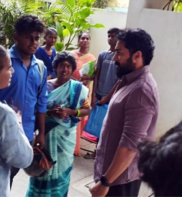  Suriya: Actor Suriya Met His Agaram Foundation Students on June 17