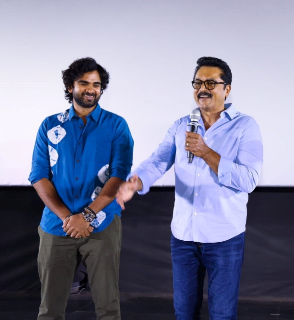 Por Thozhil: Sarathkumar and Ashok Selvan Celebrated The Por Thozhil Team Film’s Success Por Thozhil: Sarathkumar and Ashok Selvan Celebrated The Por Thozhil Team Film’s Success