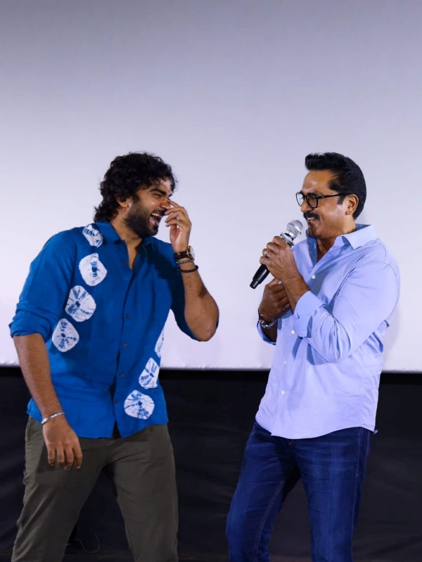 Por Thozhil: Sarathkumar and Ashok Selvan Celebrated The Por Thozhil Team Film’s Success Por Thozhil: Sarathkumar and Ashok Selvan Celebrated The Por Thozhil Team Film’s Success