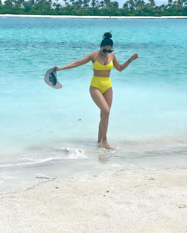 Rakul Preet Singh enjoys her summer holiday in Maldives in Yellow bikini pics out now 