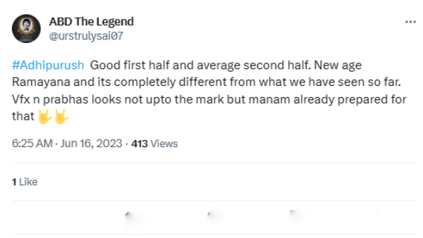 Adipurush Movie Twitter Reviews 