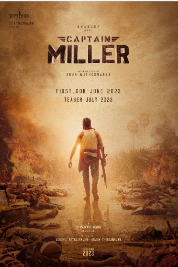 Actor Dhanush has been shooting for Captain Miller from 10 months 