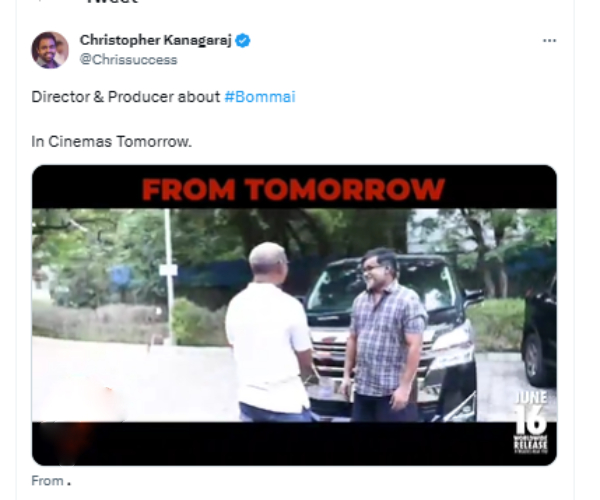 Kollywood celebrities hails Bommai movie and SJ Surya acting 