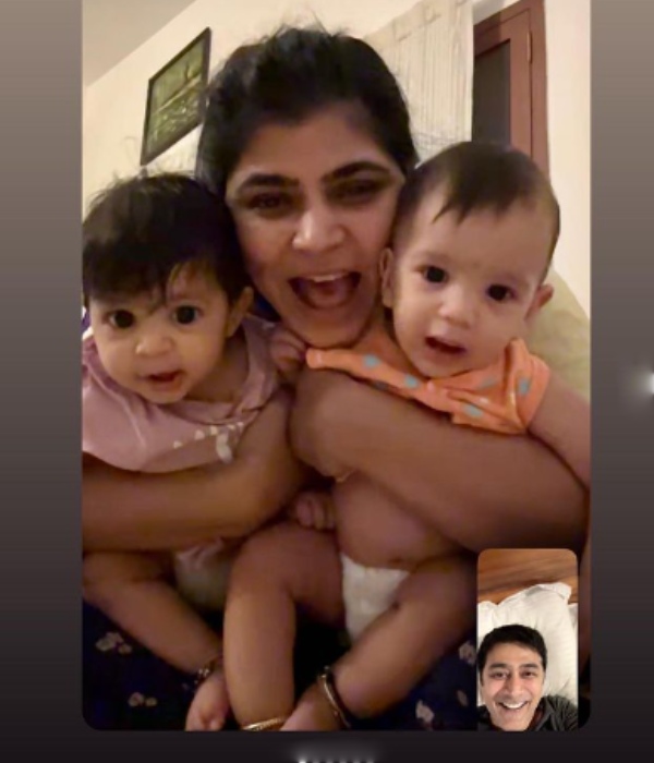 Singer Chinmayi shares her kids photos in Instagram 