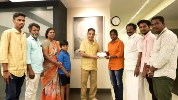 Makkal needhi maiam Kamal haasan gifted a car to bus driver sharmila