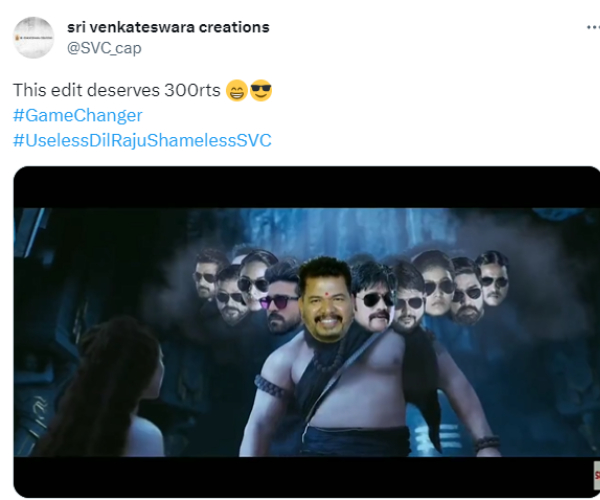 Ram Charan fans slams Dil Raju with #UselessDilRajuShamelessSVC 