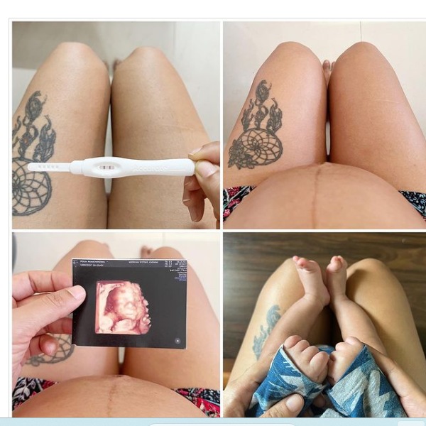 Pooja Ramachandran Shares A Cutesy Picture With Newborn Baby Pooja Ramachandran Shares A Cutesy Picture With Newborn Baby