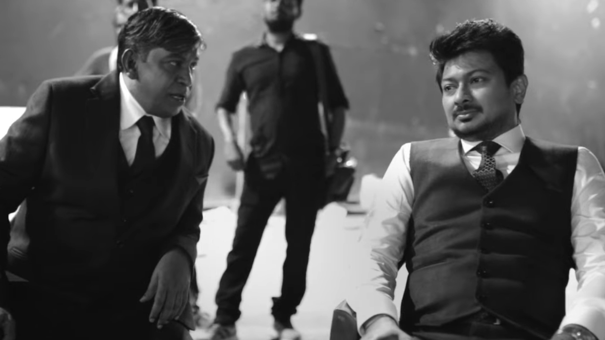  Vadivelu and Udhayanidhi stunning in Coat Suit and Therukural Arivu rocks in Maamannan 4th single 