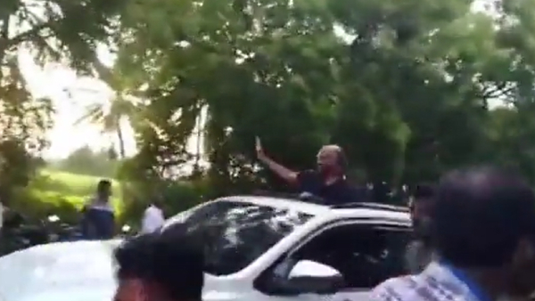 Actor Rajinikanth in Lal Salaam shooting meets his fans and encourages them Actor Rajinikanth in Lal Salaam shooting meets his fans and encourages them