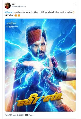 Veeran Twitter Review and Reactions in Tamil Veeran Twitter Review and Reactions in Tamil
