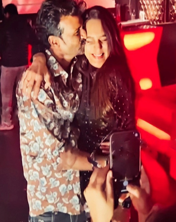 Actress surekha vani with boy friend leak on social media