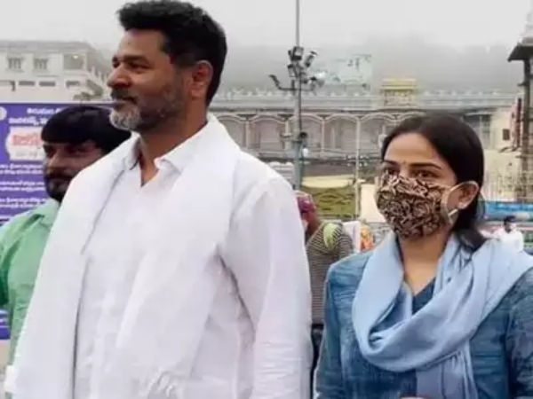 Prabhu Deva Goes to Tirupati with the baby girl born to him 