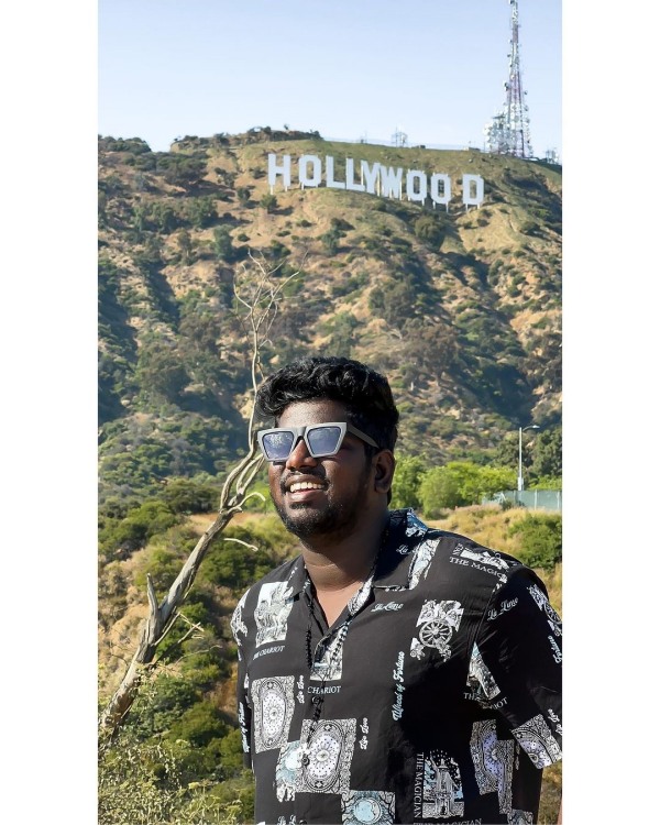 DJ Black visits Hollywood recently and shares a super pic 