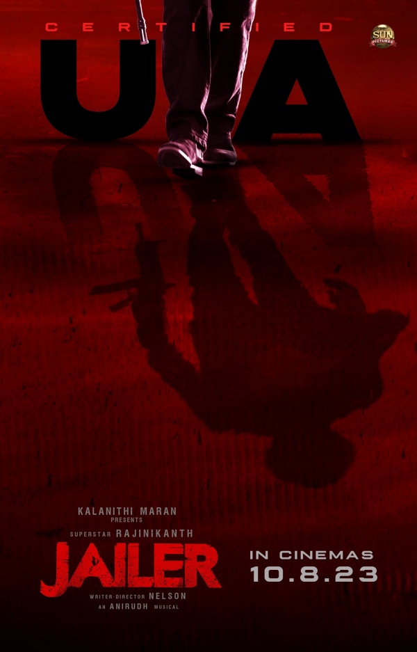 Actor Rajinikanths Jailer movie certified U/A