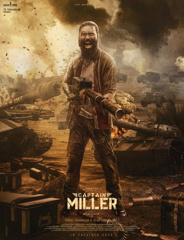 Dhanushs Captain Miller Teaser Reached 1 Million Views in just 45 Minutes Dhanushs Captain Miller Teaser Reached 1 Million Views in just 45 Minutes