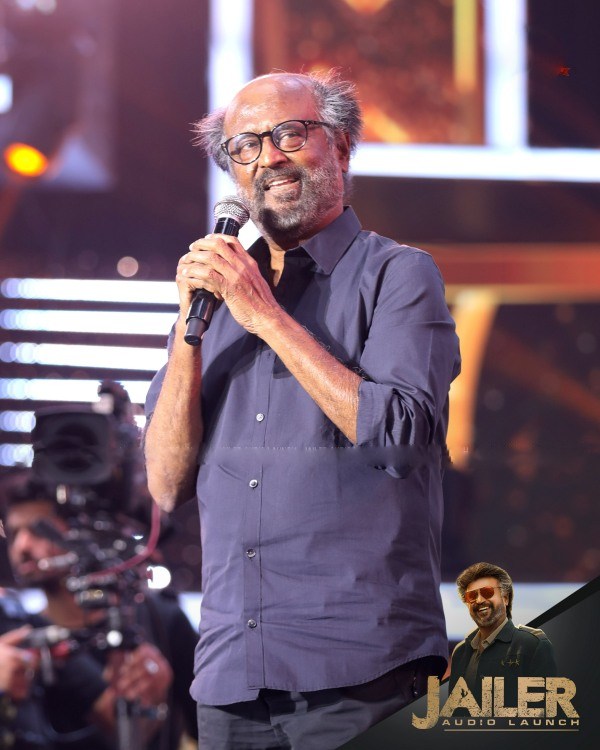 Jailer audio launch: Rajinikanth reveals about 8 takes infront of Ramya Krishnan Jailer audio launch: Rajinikanth reveals about 8 takes infront of Ramya Krishnan