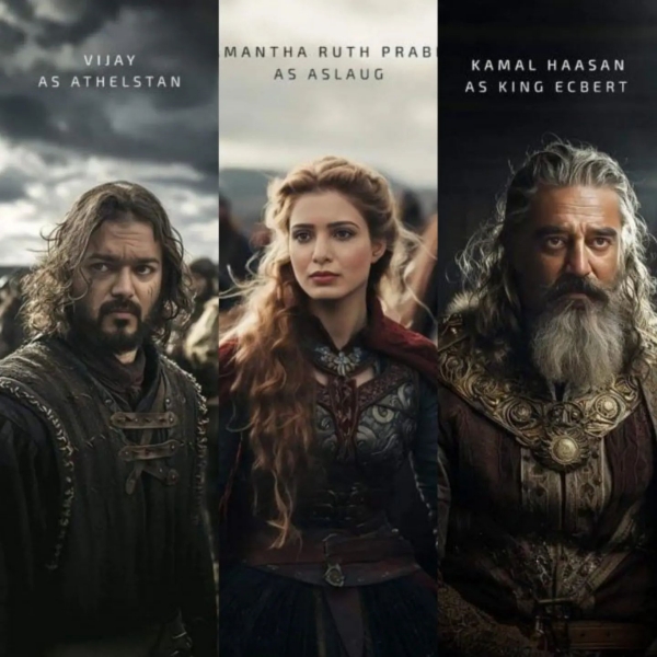 AI creates Vijay, Kamal Haasan and Samantha in Vikings look 