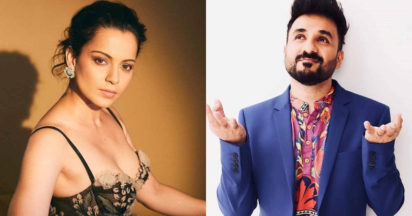 Kangana Ranaut bite Hero Veerdass lip, she has given an explanation about it 