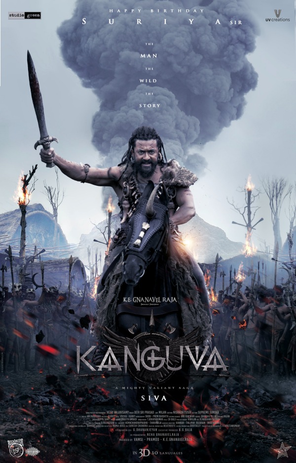  Kanguva: Suriyas first look poster released from Kanguva Film