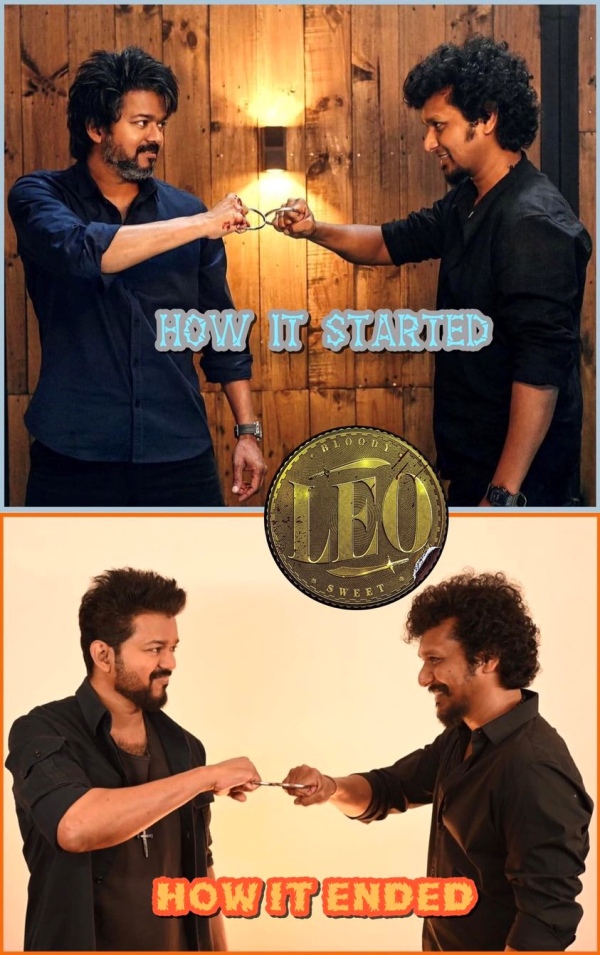  Leo: Leo film Vijay fan-made poster trending on Social Media 