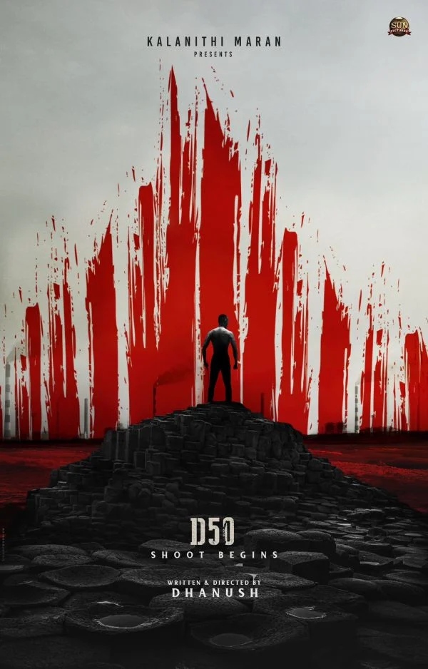 Actor Dhanushs D50 movie shooting begins today 